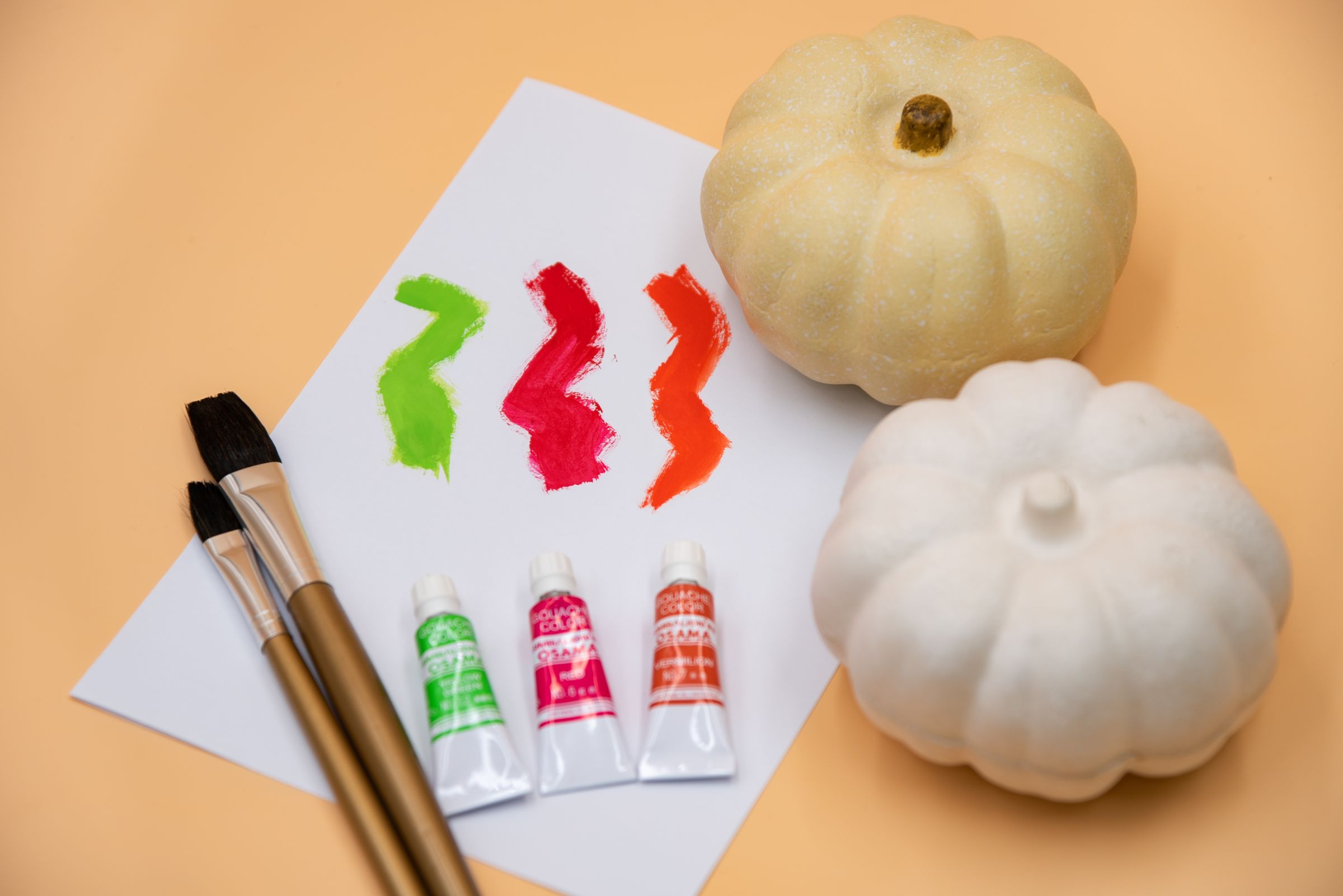 DIY着色彩绘木薯粉白胚装饰品