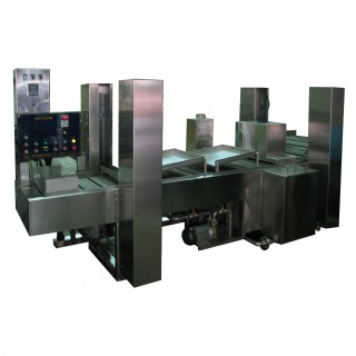 Submerged-pipe Frying Machine with Special Lifting System - Submerged-Type & Scraper Frying Machine