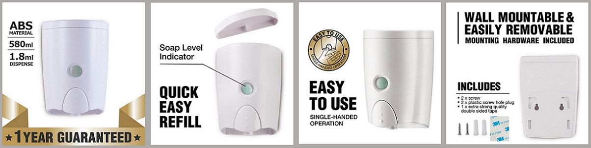 Soap Dispenser Product Benefits & Features