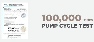 Ciclo di vita della pompa 100.000 volte