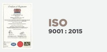 إجراءات الإنتاج والفحص المعتمدة ISO 9001