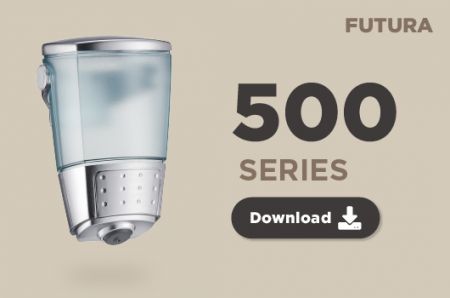 HP-500 Futura - Настенный дозатор для жидкого мыла для раковины