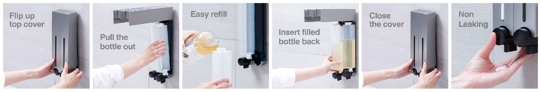Quick Replace & Refill Soap Dispenser.