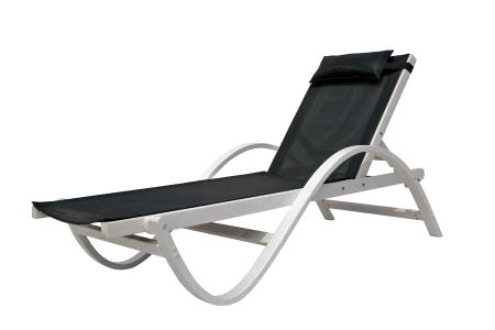 Solid Wood Manufactured Relaxing Lounge Chair - Single solid woodsolid wood lounge chair