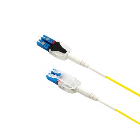 Fiber Optikai LC-APC Duplex 3 másodperces cserélhető kábel - 3 másodperces cserélhető uniboot szálcsatlakozó, LC APC - LC APC