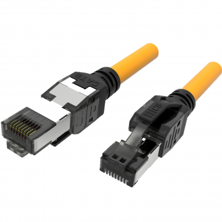 Cat.8 S/FTP 24 AWG összeszerelt patch kábel - Akár 25G internetsebesség Cat 8 OEM színes szálazott kábel