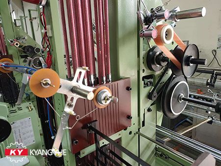 KY hook and loop needle loom machine spare parts for Yarn Feeding Device.